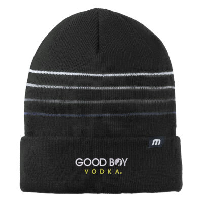 TravisMathew Striped Cuffed Beanie Thumbnail