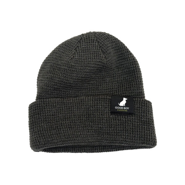 Good Boy Vodka Waffle Knit Beanie Thumbnail