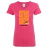 Women’s Glitter V-Neck T-Shirt Thumbnail