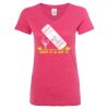 Women’s Glitter V-Neck T-Shirt Thumbnail