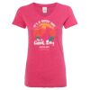 Women’s Glitter V-Neck T-Shirt Thumbnail