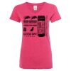 Women’s Glitter V-Neck T-Shirt Thumbnail